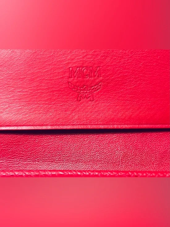 MCM Hot Pink Continental Trifold Wallet - Picture 9 of 15